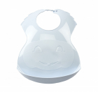 Baveta Thermobaby Soft Baby din plastic bleu