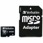 Card de memorie microSDXC Premium 64GB Clasa 10 UHS i U1 cu adaptor SD