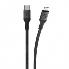 Cablu de date si sincronizare Lightning USB C MFI impletit Scosche 1 2