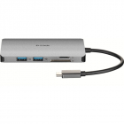 Hub USB DUB M610 USB C Silver