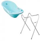 Set cadita 102 cm Suport universal metalic PK verde