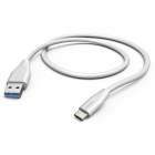 Cablu de date 178397 USB Type C 1 5m Alb