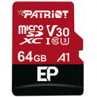 Card de memorie EP A1 Series MicroSDXC V30 64GB Clasa 10 UHS I U3