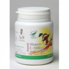 Vitamina c 1000mg cu macese si acerola aroma zmeur 100cps PRO NATURA