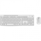 Kit tastatura si mouse MK295 Silent US White