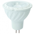 Bec spot LED MR16 6 5W 12V 6400K Cip Samsung Alb Rece