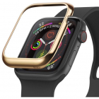 Rama ornamentala otel inoxidabil Auriu perlat pentru Apple Watch 4 38m