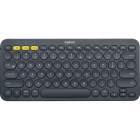 Tastatura K380 Multi Device Bluetooth Bluetooth gri inchis US Intl