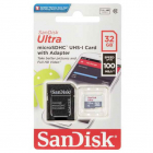 Card microSDHC Ultra 32GB 100Mbs Clasa 10 cu adaptor SD