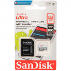 Card microSDXC Ultra 128GB 100Mbs Clasa 10 cu adaptor SD
