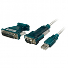 Adaptor USB 2 0 la Serial 9 25 Pin cablu 1 2m Logilink UA0042A