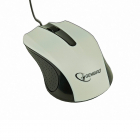 Mouse optic GEMBIRD 1200dpi USB White MUS 101 W