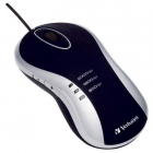 MOUSE Verbatim Laser Desktop Mouse 800 1600 2000 DPI black amp silver 