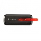 Memorie flash USB2 0 16GB retractabila Apacer negru cu rosu