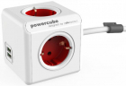 Priza prelungitor Allocacoc PowerCube Extended 2x USB 4x Schuko Red