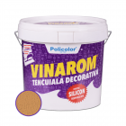 Tencuiala siliconica Vinarom R15 Policolor ocru argila aspect striat i