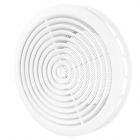 Grila circulara Vents PVC alb 150 mm