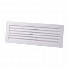 Grila ventilatie rectangulara Vents plastic alb 368 x 130 mm