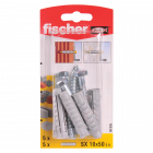 Diblu din nailon cu surub Fischer SX 10 x 50 mm 7 x 65 mm 5 buc