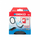 Banda dublu adeviza Geko Fix Out negru 25 mm x 5 m