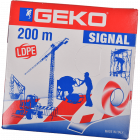 Banda reflectorizanta pentru delimitare Geko Signal reflector PVC alb 