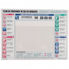 Semn Plan de evacuare PVC 40 x 30 cm