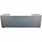 Picior plat pentru canapea metal cromat mat L 240 mm H 80 mm