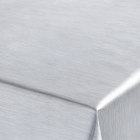 Fata de masa model striat in relief pvc argintiu deschis 140 cm