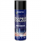 Vopsea spray Bostik Super Color Universal negru intens 400 ml