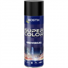 Vopsea spray Bostik Super Color Universal negru intens mat 400 ml