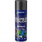 Vopsea spray Bostik Super Color Metalic negru 400 ml