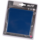 Suport hartie igienica MSV plastic metal albastru 13 x 15 x 11 5 cm