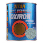 Email metal Titan Oxiron lovitura de ciocan gri argintiu interior exte