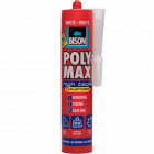 Adeziv de montaj Bison Poly Max High Tack MS Polimer alb