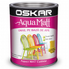 Vopsea Oskar Aqua Matt pentru lemn metal zidarie interior exterior pe 