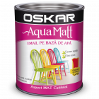 Vopsea Oskar Aqua Matt pentru lemn metal zidarie interior exterior pe 