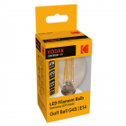 Bec LED Kodak G45 glob E14 4W 470 lm lumina calda 2700 3000K