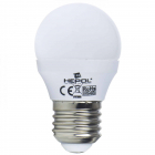 Bec Led Hepol forma sferica E27 4W lumina calda