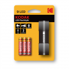 Lanterna 9 LED Kodak 46 lm IP62 culoare negru