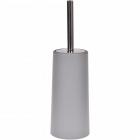 Perie WC MSV Slim polipropilena metal inoxidabil gri 10 x 22 cm