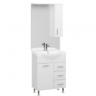 Set mobilier baie Badenmob Seria 153 65 masca cu sertare lavoar oglind