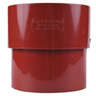 Mufa burlan PVC Regenau rosu RAL 3011 diam 100 mm