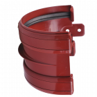 Imbinare jgheab PVC Regenau 125 mm rosu RAL 3011