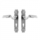 Sild cu maner pentru poarta fier forjat 290 x 46 x 3 mm 2 bucati set