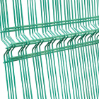 Panou gard plastifiat zincat bordurat verde 4 2 x 1500 x 2000 mm
