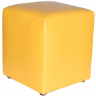 Taburet Cube tapiterie piele ecologica galben IP 22168 45x37x37 cm