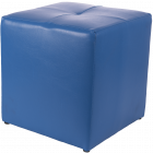 Taburet Cool tapiterie imitatie de piele albastru IP21898 36 x 36 x 38