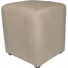 Taburet Cube stofa bej 45 x 37 x 37 cm