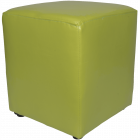 Taburet Cube tapiterie piele ecologica verde IP 21899 45x37x37 cm