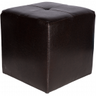 Taburet Cool tapiterie imitatie de piele negru IP21901 36 x 36 x 38 cm